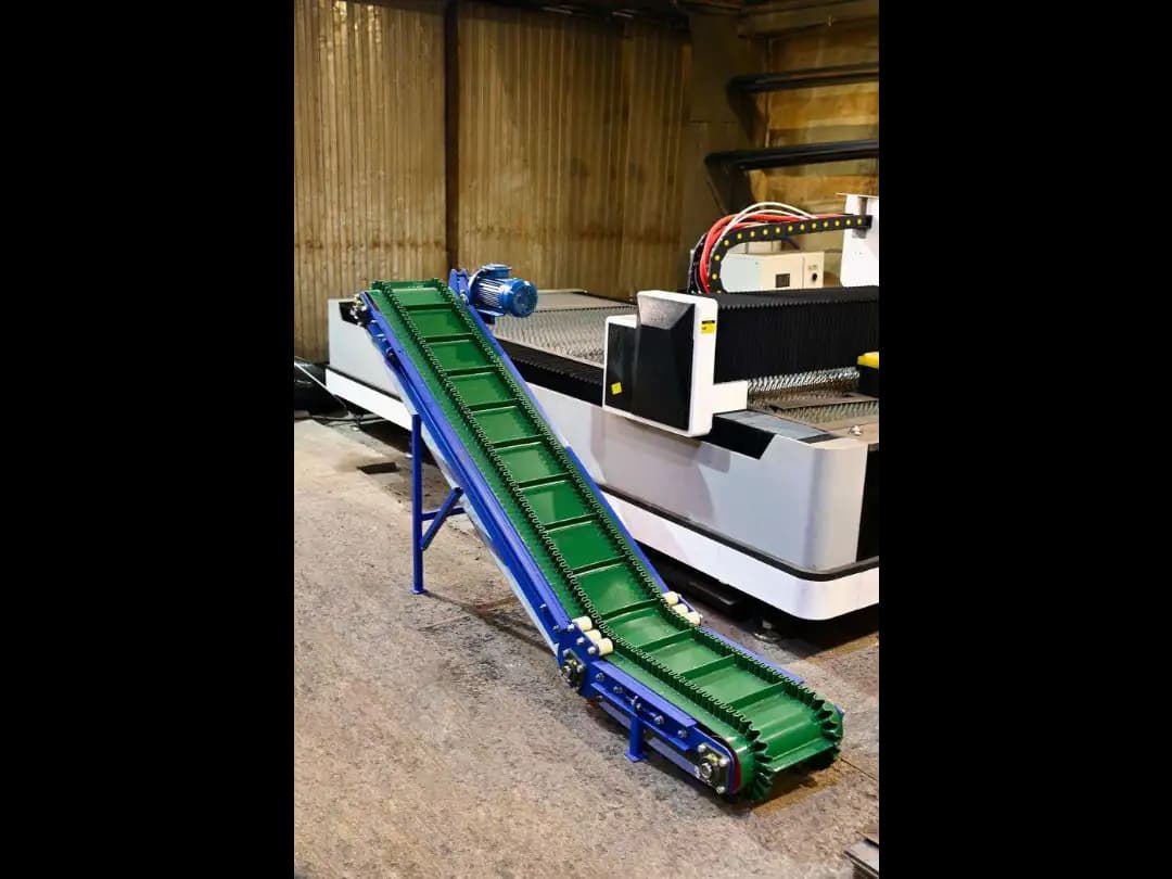 Ленточный транспортер с гофробортом - фото 2